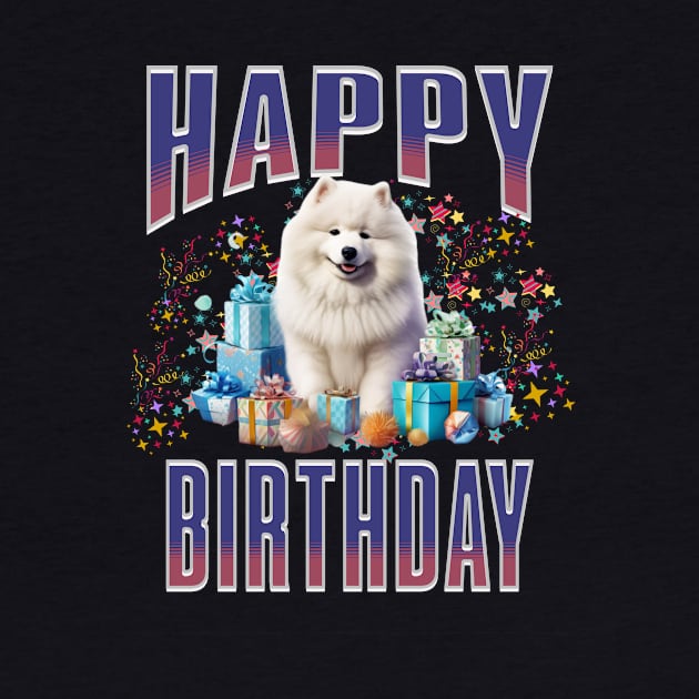 Samoyed: Happy Birthday by HSH-Designing